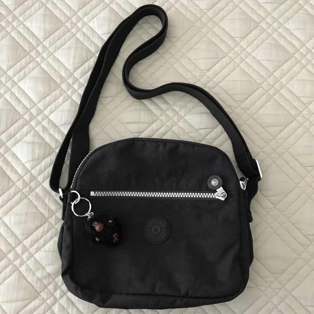Kipling Black Keefe Crossbody Bag – EUC